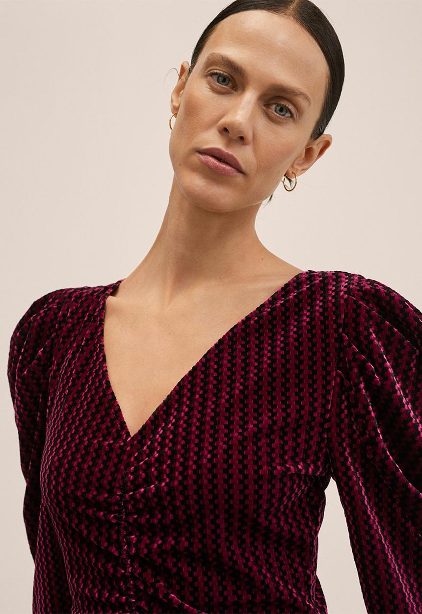 MANGO - Dress teseo - purple