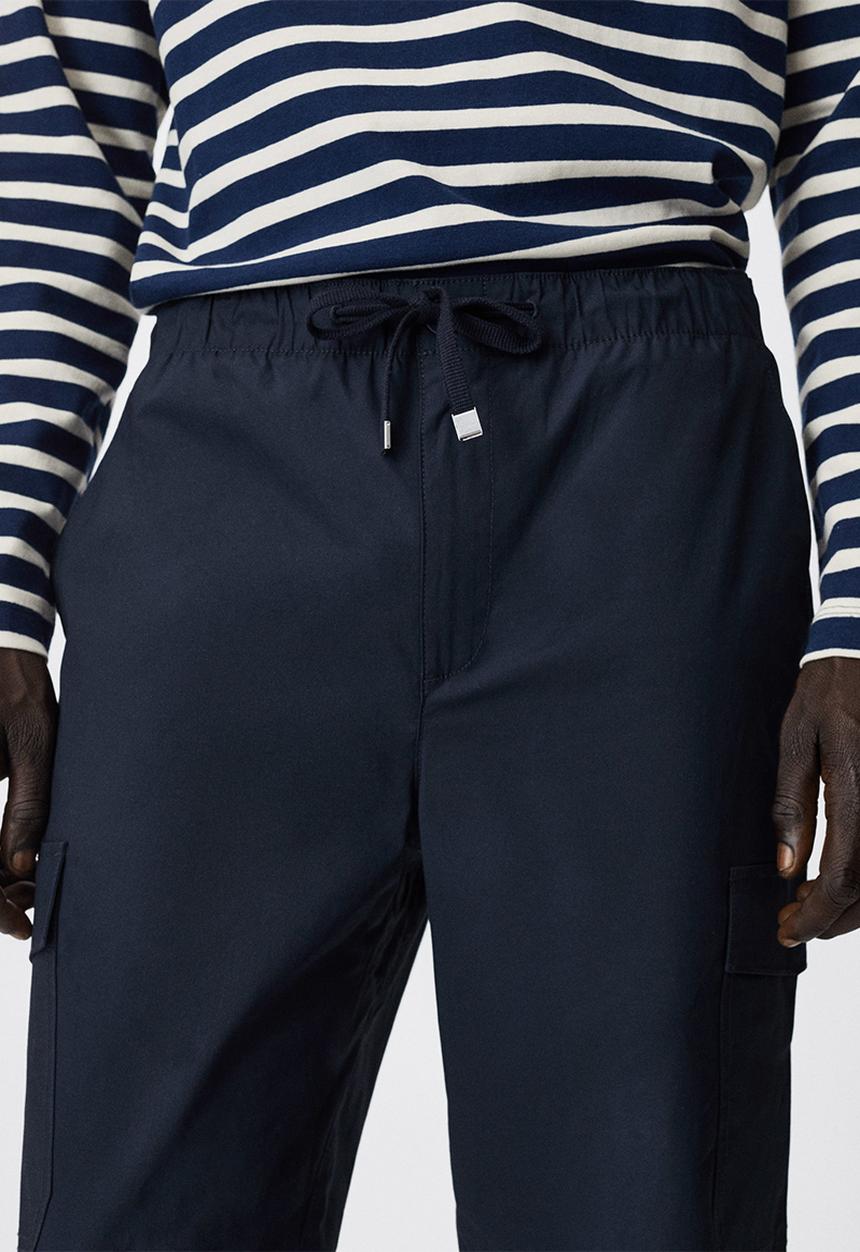 MANGO - Salonia pants - navy