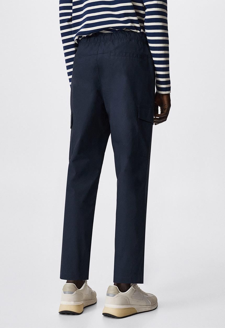 MANGO - Salonia pants - navy