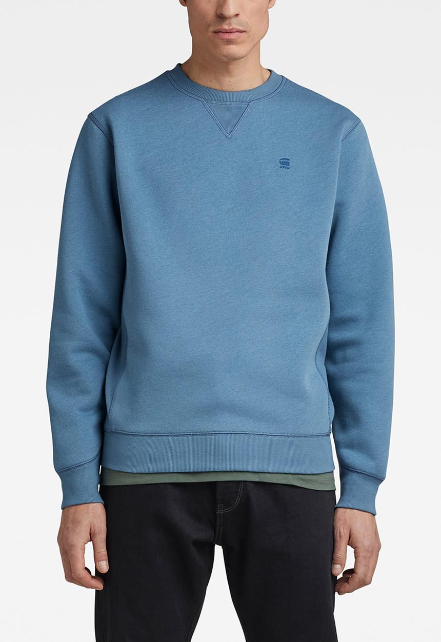G-STAR - Premium core sweater - azul