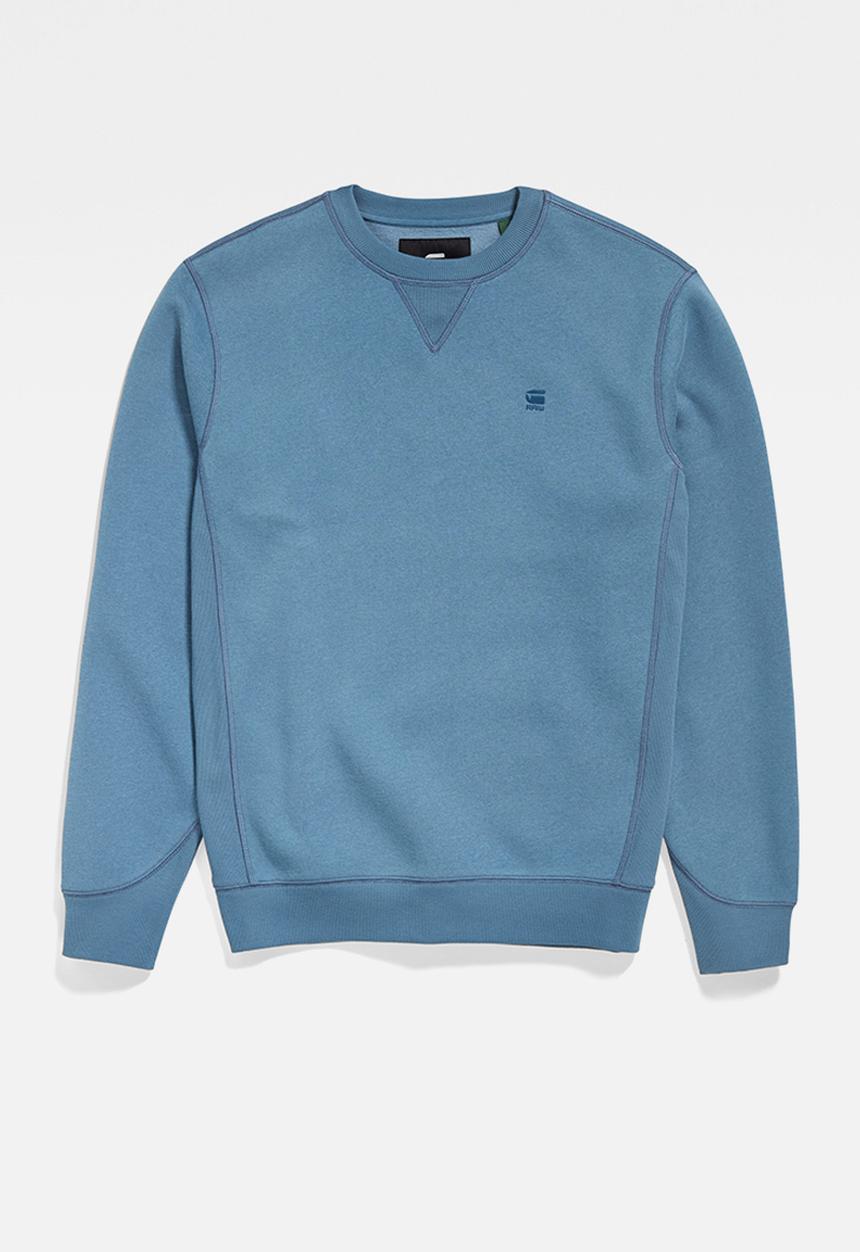 G-STAR - Premium core sweater - azul