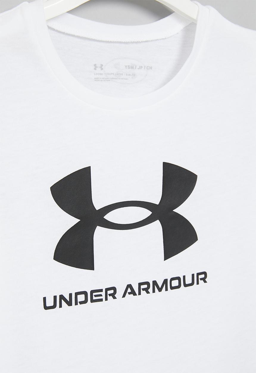 Under Armour - Live sportstyle graphic short sleeve - white & black