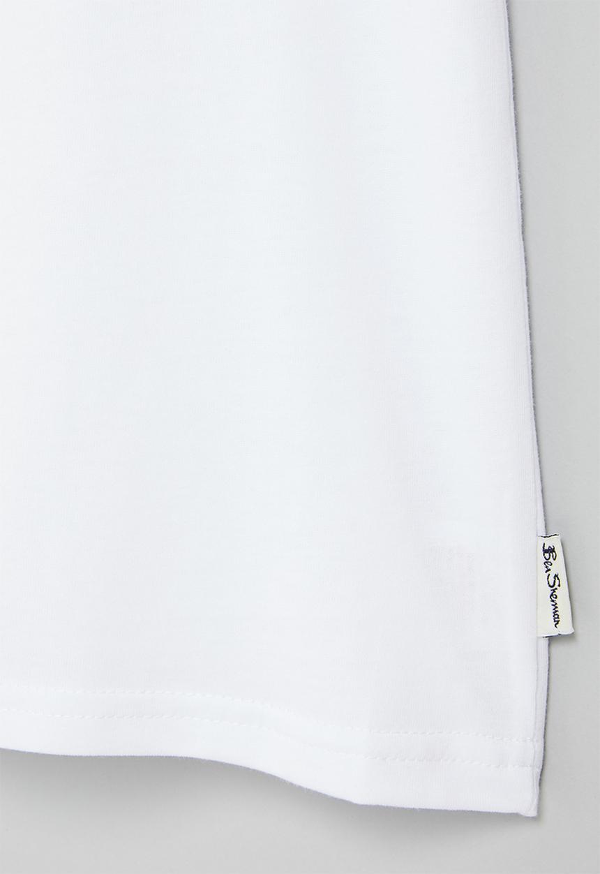 Ben Sherman - Kids logo tee  - white