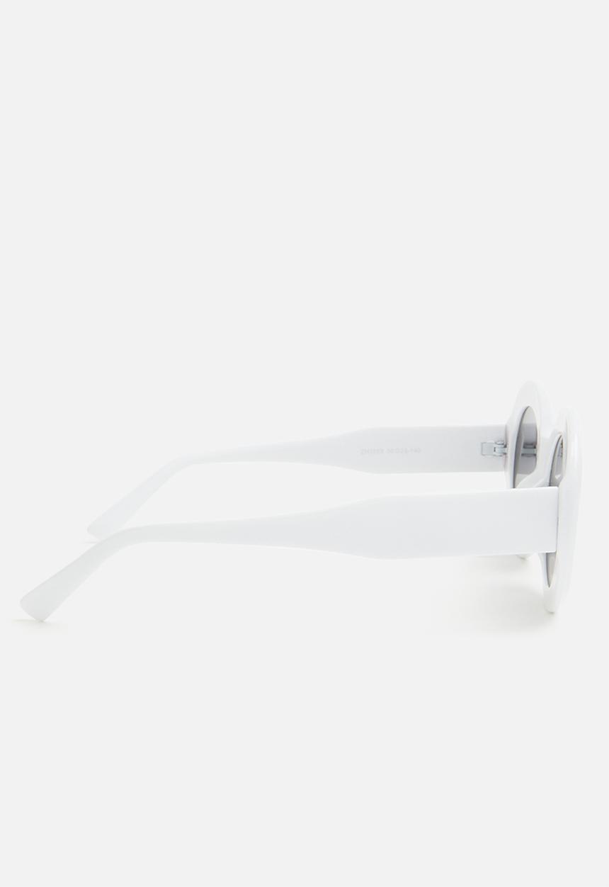Superbalist - Gia oval sunglasses - white