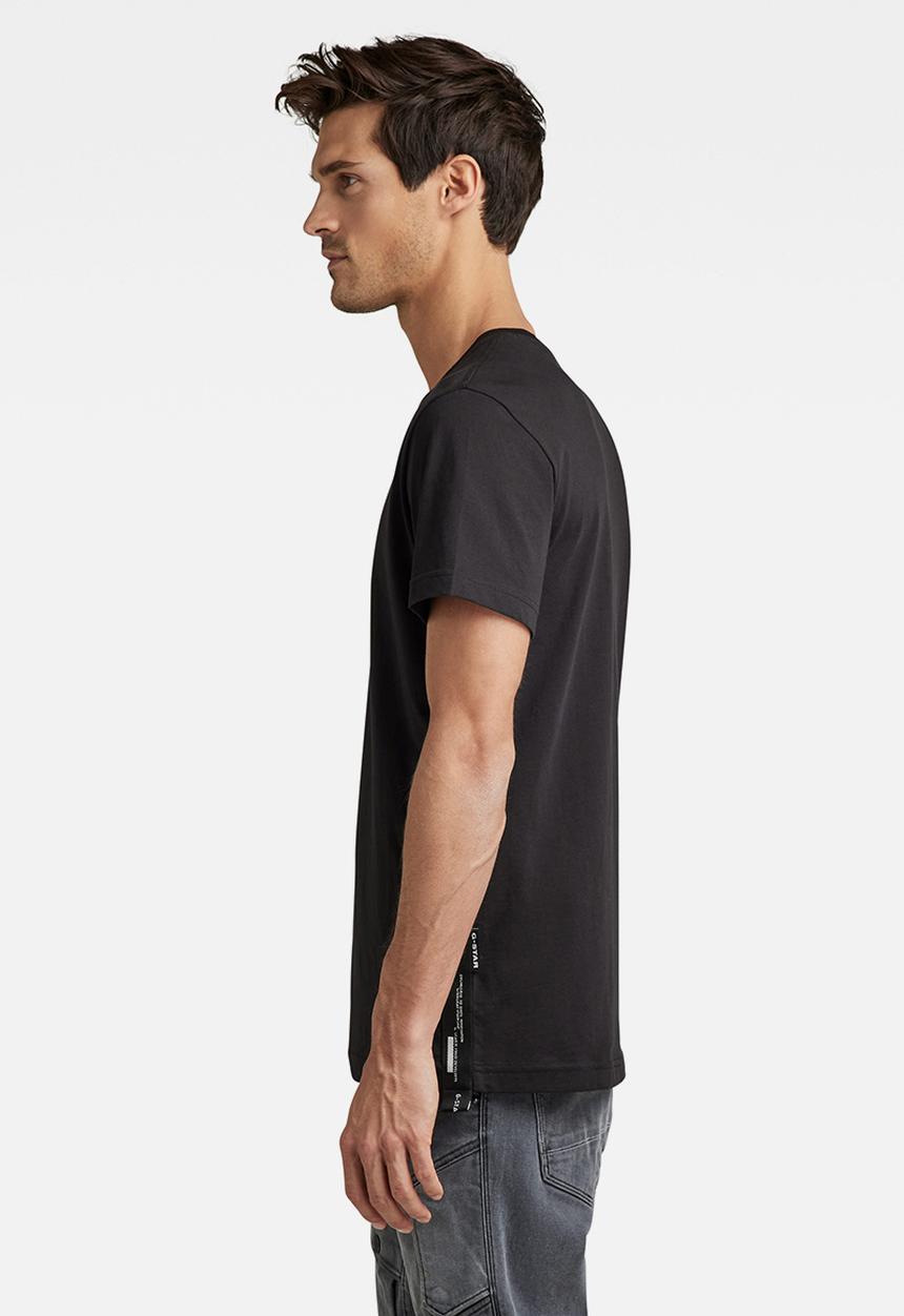 G-STAR - Logo tape r t - dk black