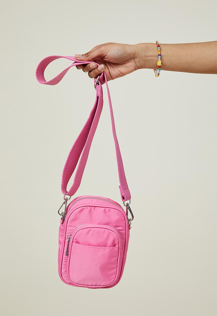 Rubi - Nellie camera cross body bag - fun pink