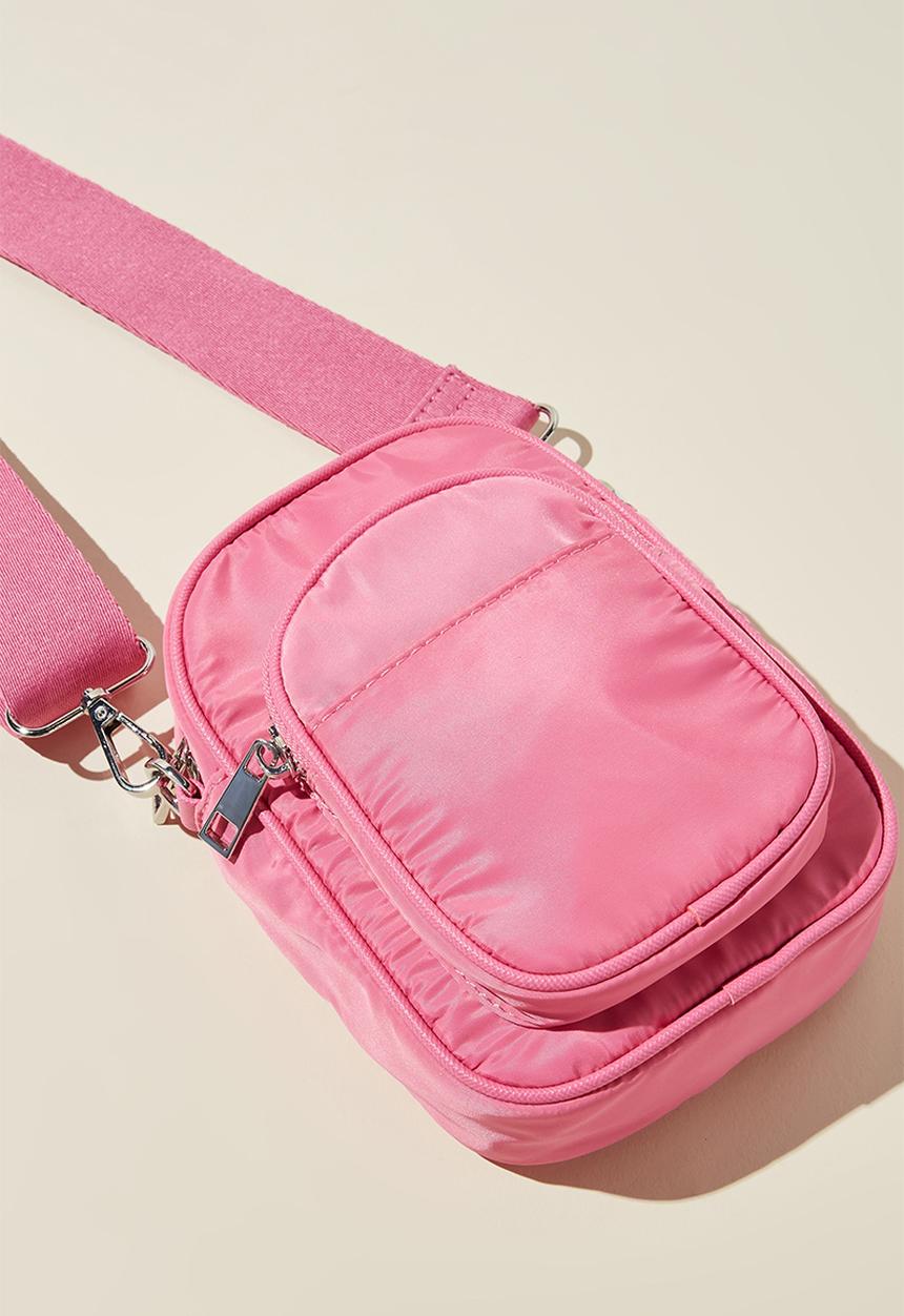 Rubi - Nellie camera cross body bag - fun pink