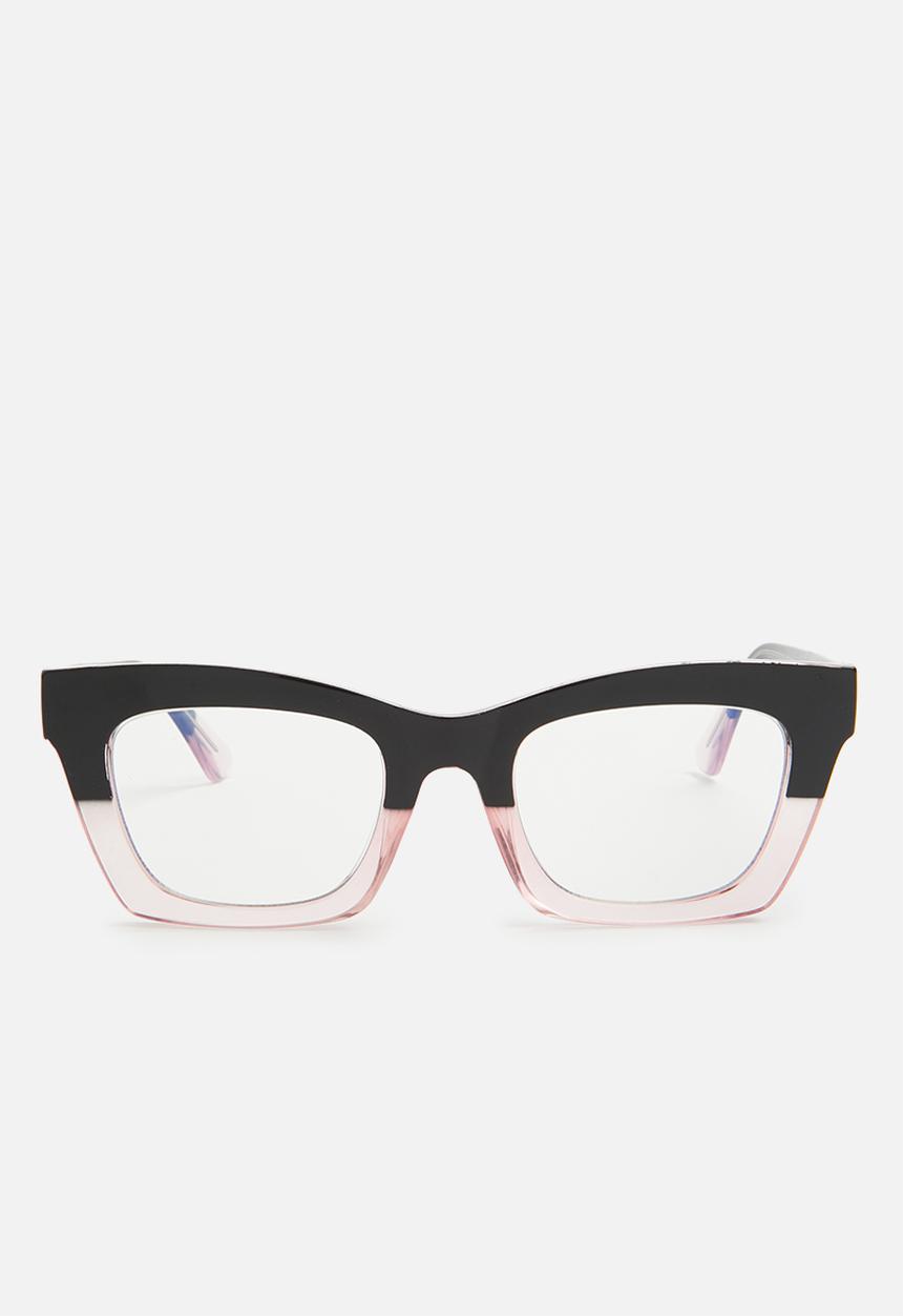 Superbalist - Macie blue light glasses - black & pink