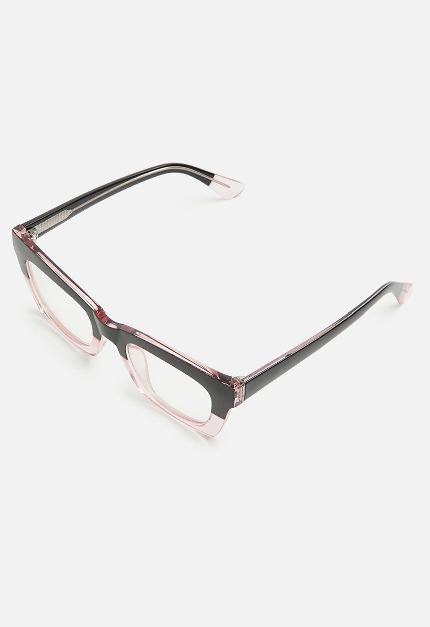 Superbalist - Macie blue light glasses - black & pink