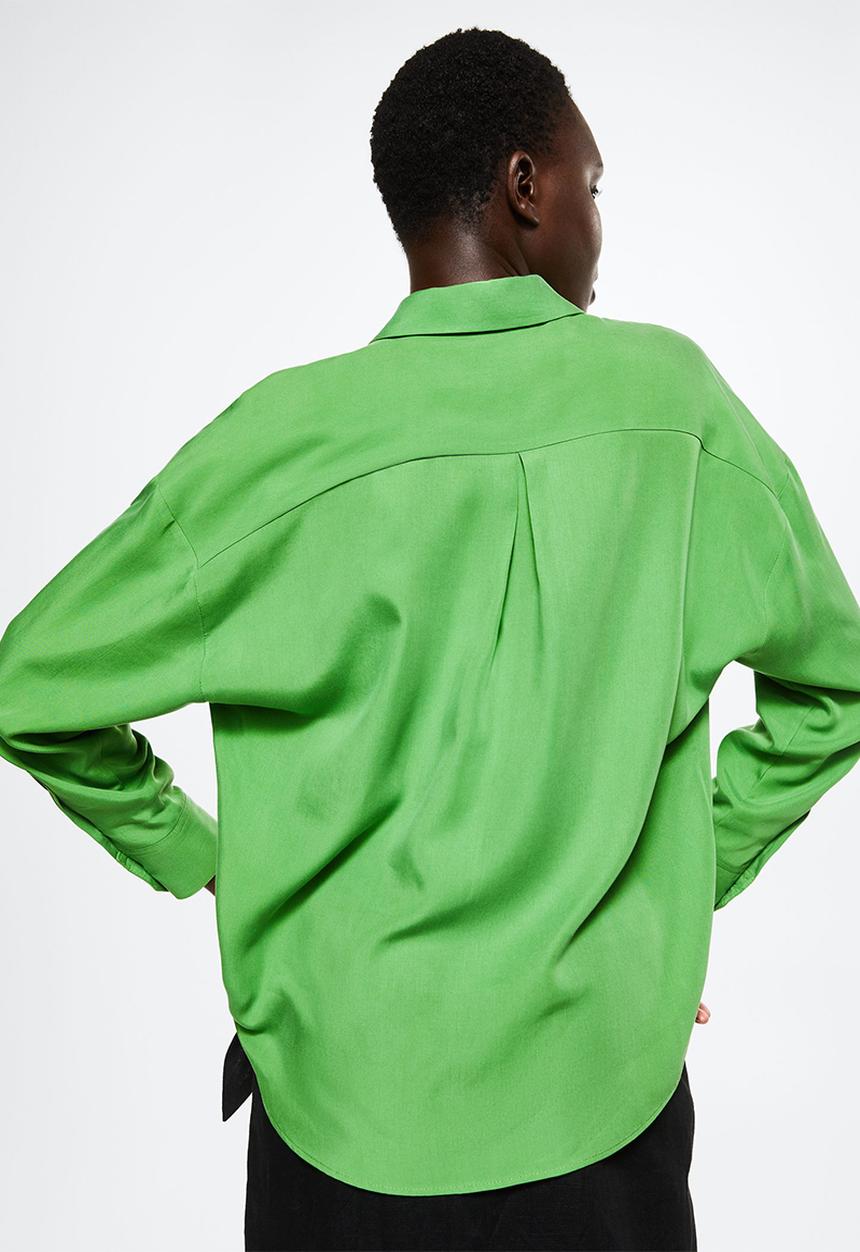 MANGO - Shirt lima - green