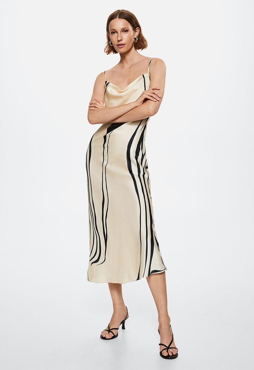 MANGO - Dress marcia - natural