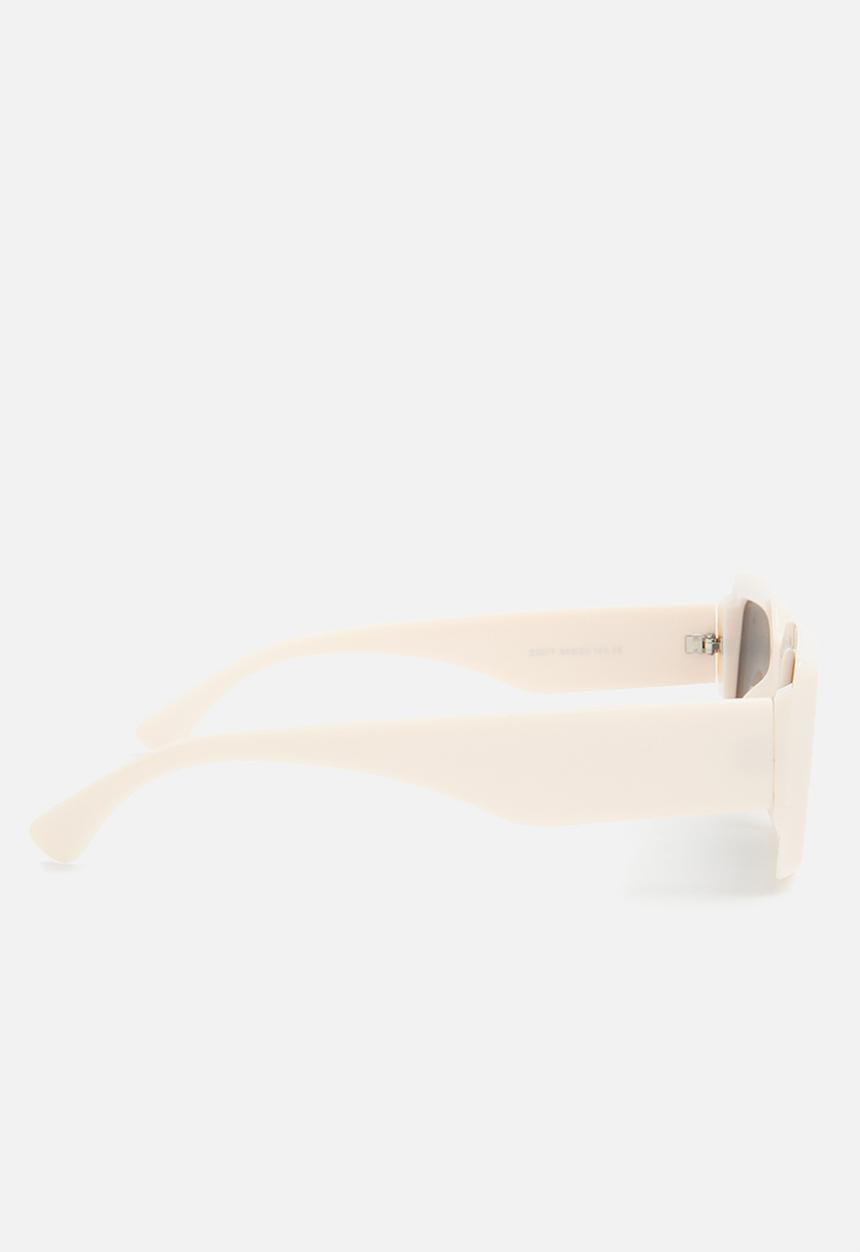 Superbalist - Talya rectangle sunglasses - cream