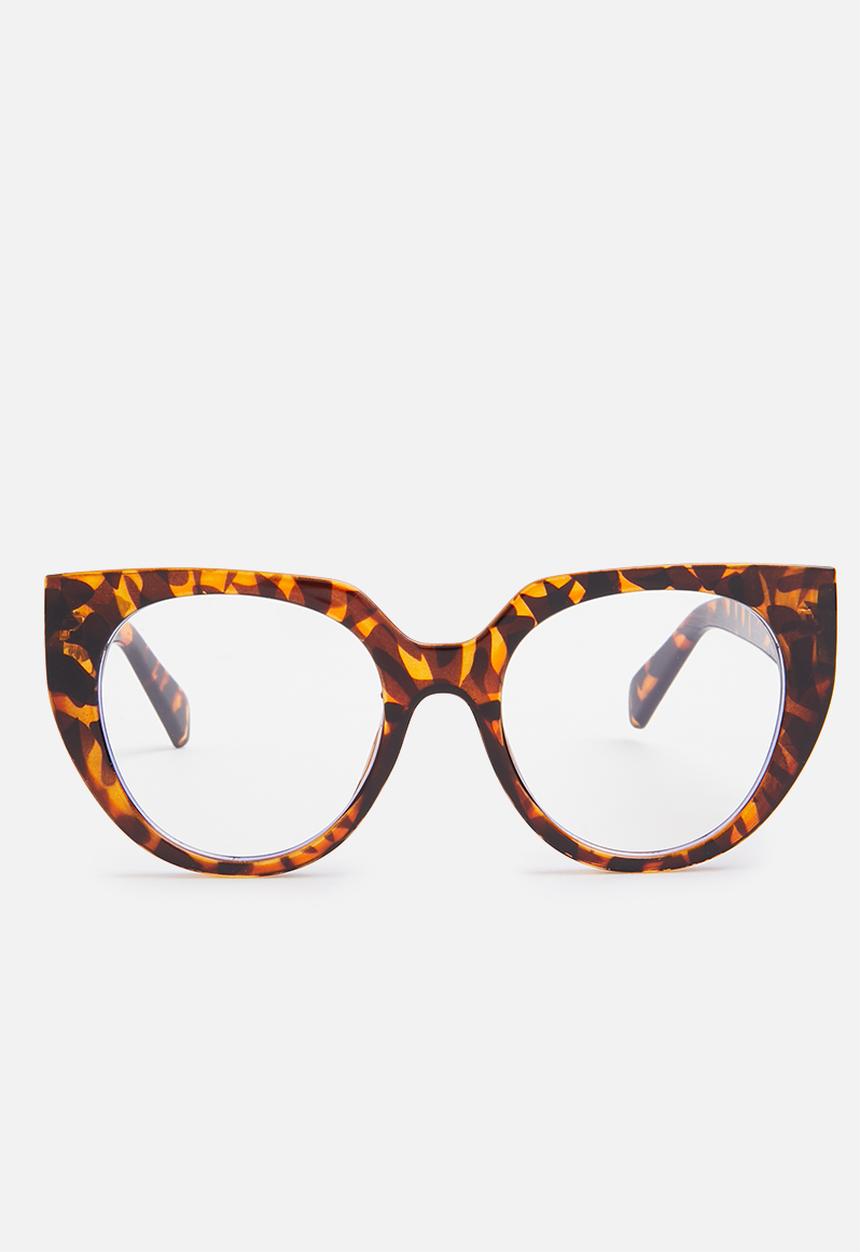 Superbalist - Kaya blue light glasses - brown