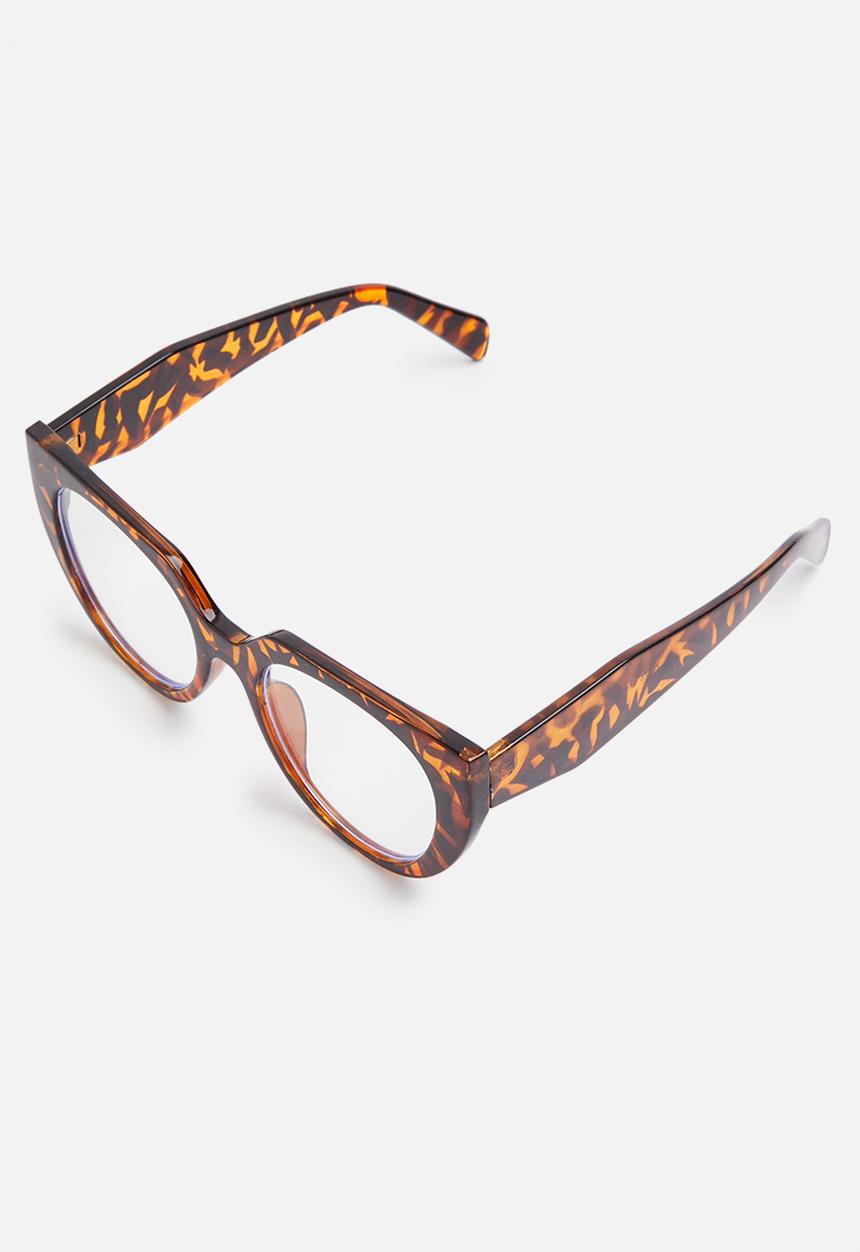 Superbalist - Kaya blue light glasses - brown