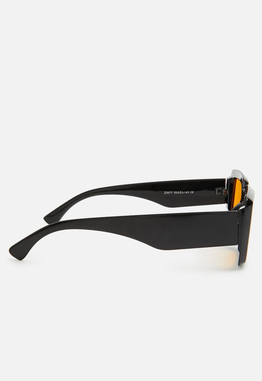 Superbalist - Megan rectangle sunglasses - black