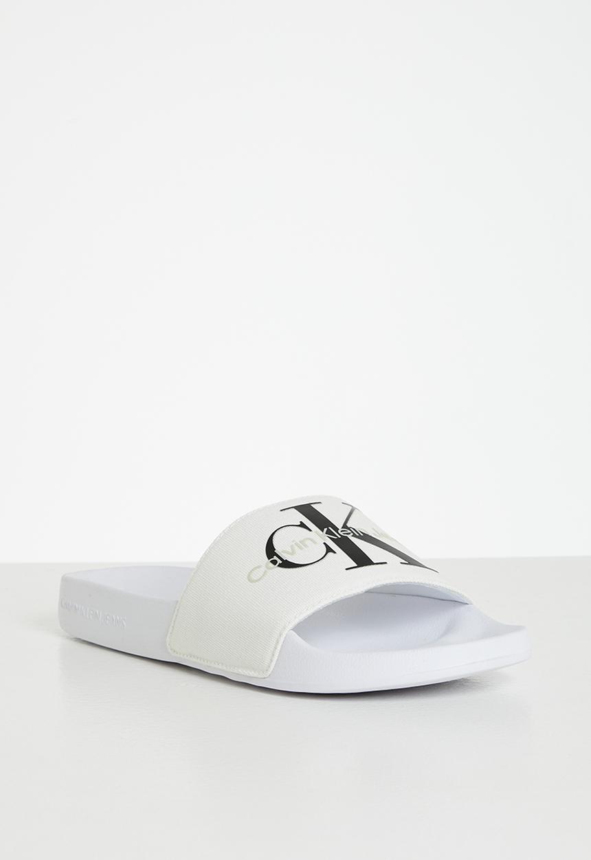 Calvin Klein - Slide monogram co - bright white