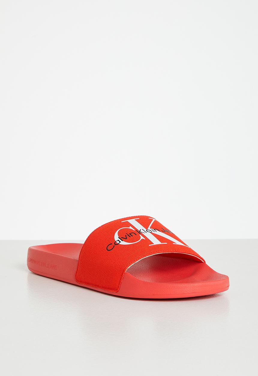 Calvin Klein - Slide monogram - strawberry field