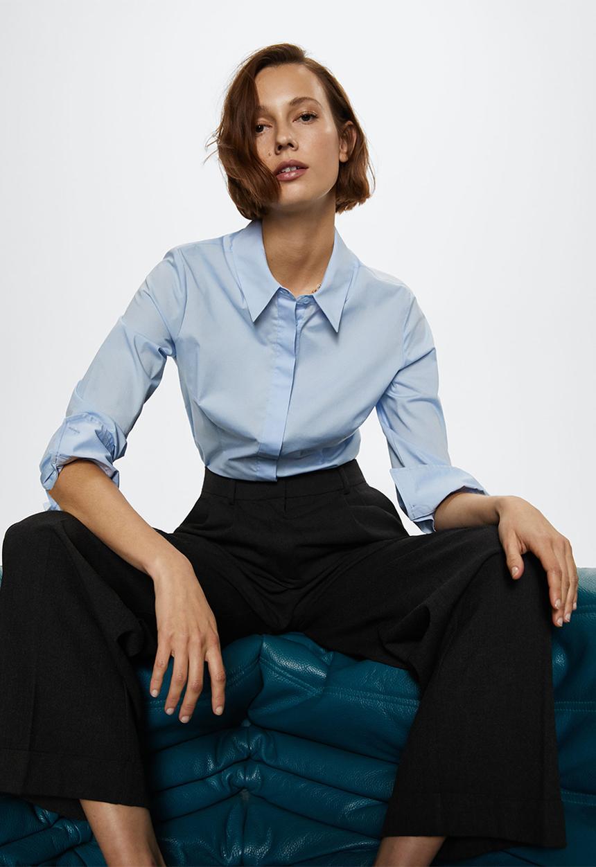 MANGO - Shirt sofia - light blue