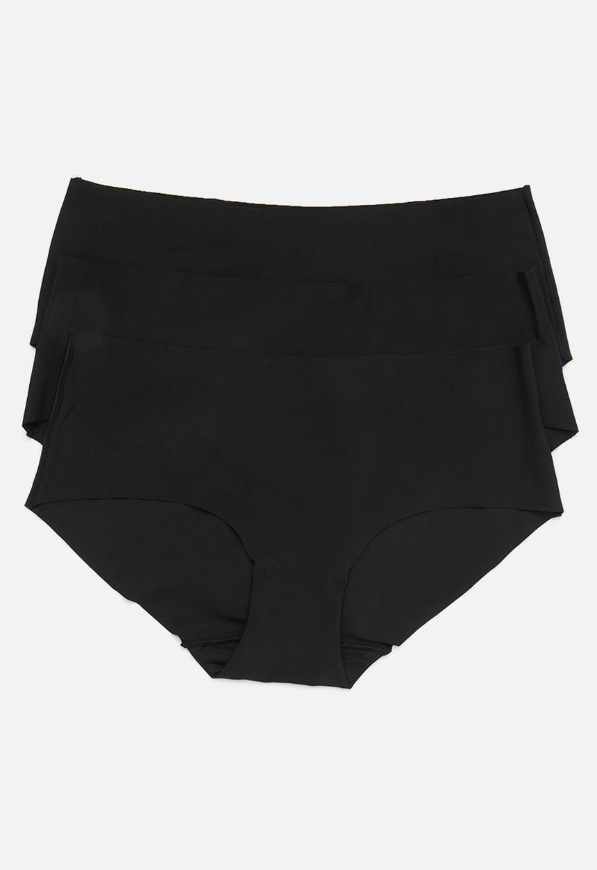 Cotton On - The invisible boyleg brief 3 pack - black