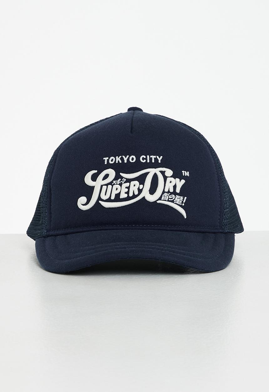 Superdry. - Classic trucker cap - frontier blue