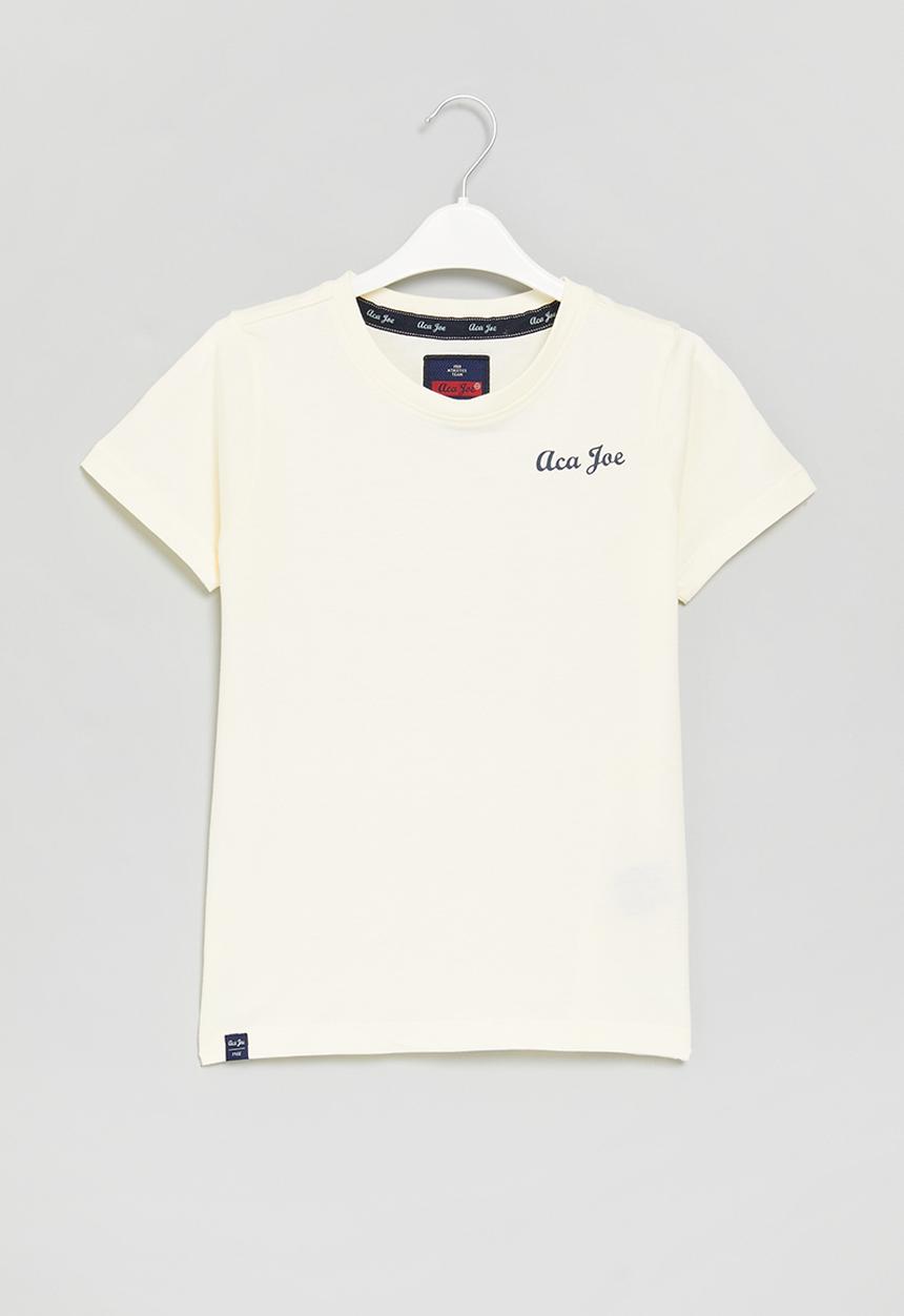 Aca Joe - Boys aca joe logo print tee - snow white