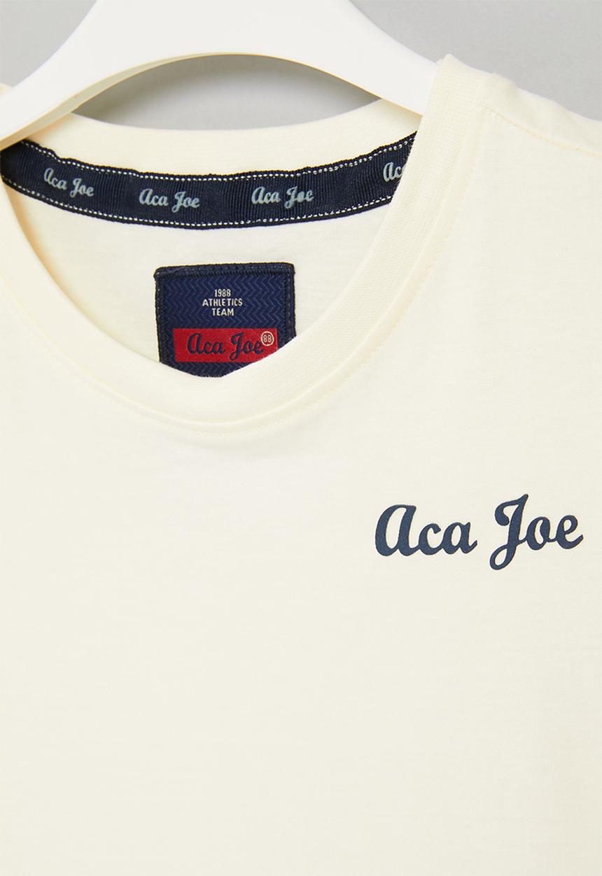 Aca Joe - Boys aca joe logo print tee - snow white