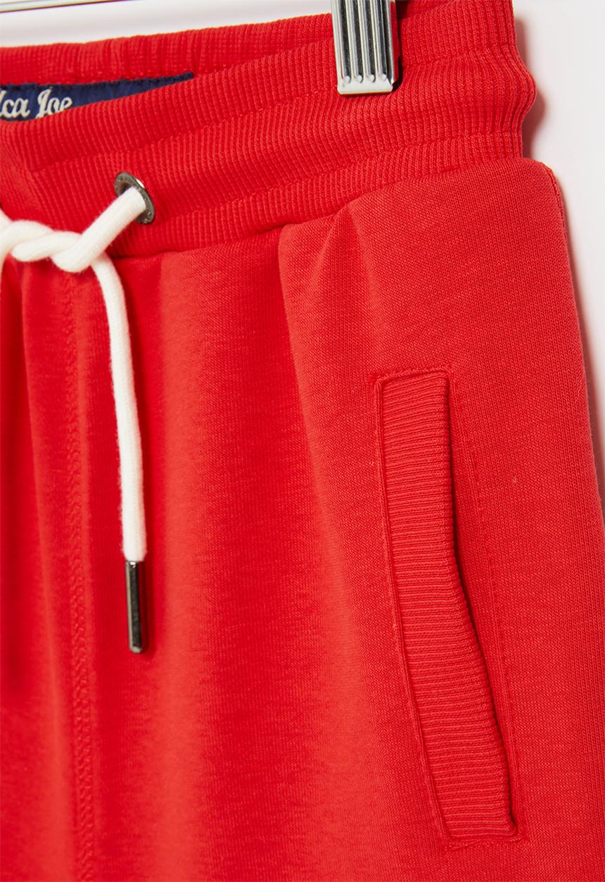 Aca Joe - Boys aca joe embroidered short - red