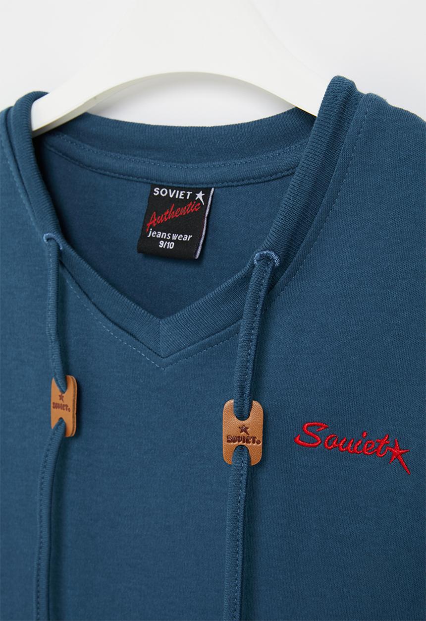 SOVIET - Boys hull short sleeve muscle tee - teal