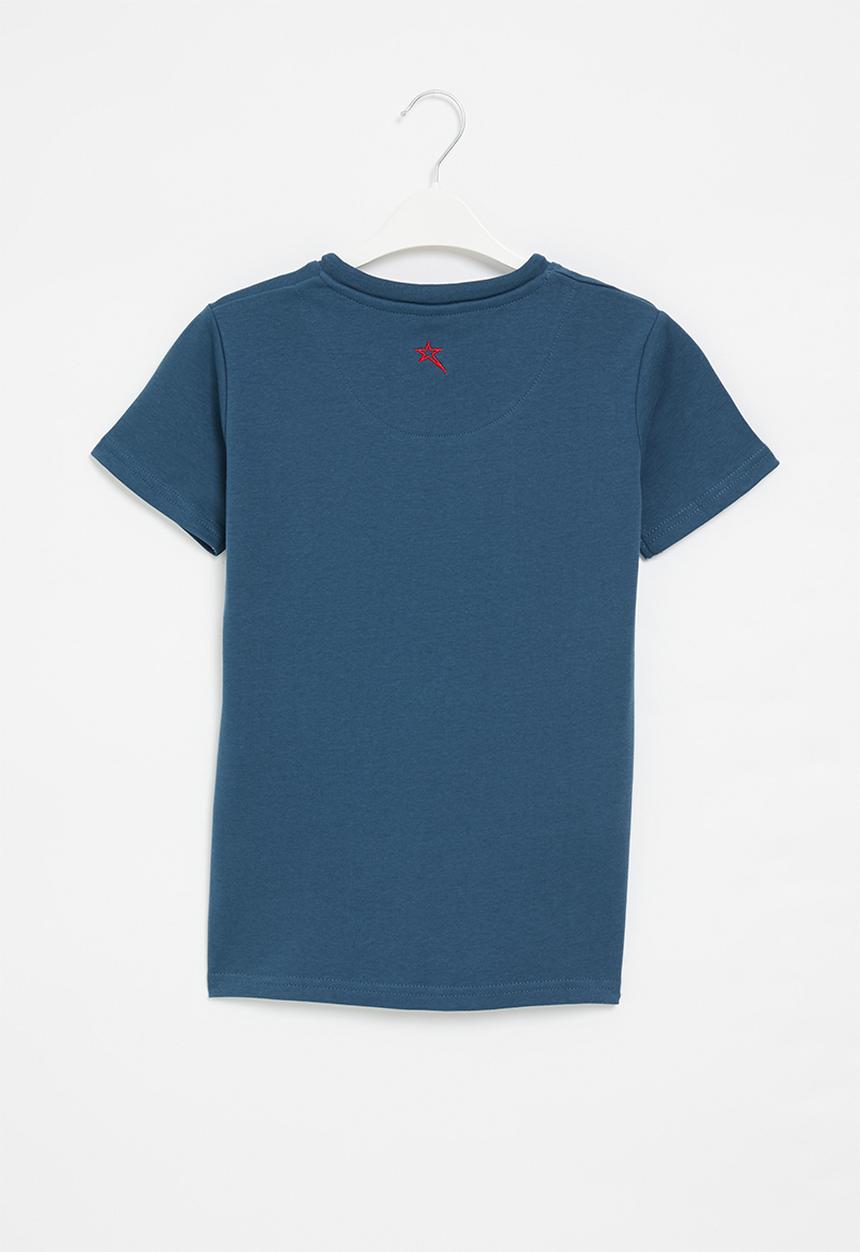SOVIET - Boys hull short sleeve muscle tee - teal