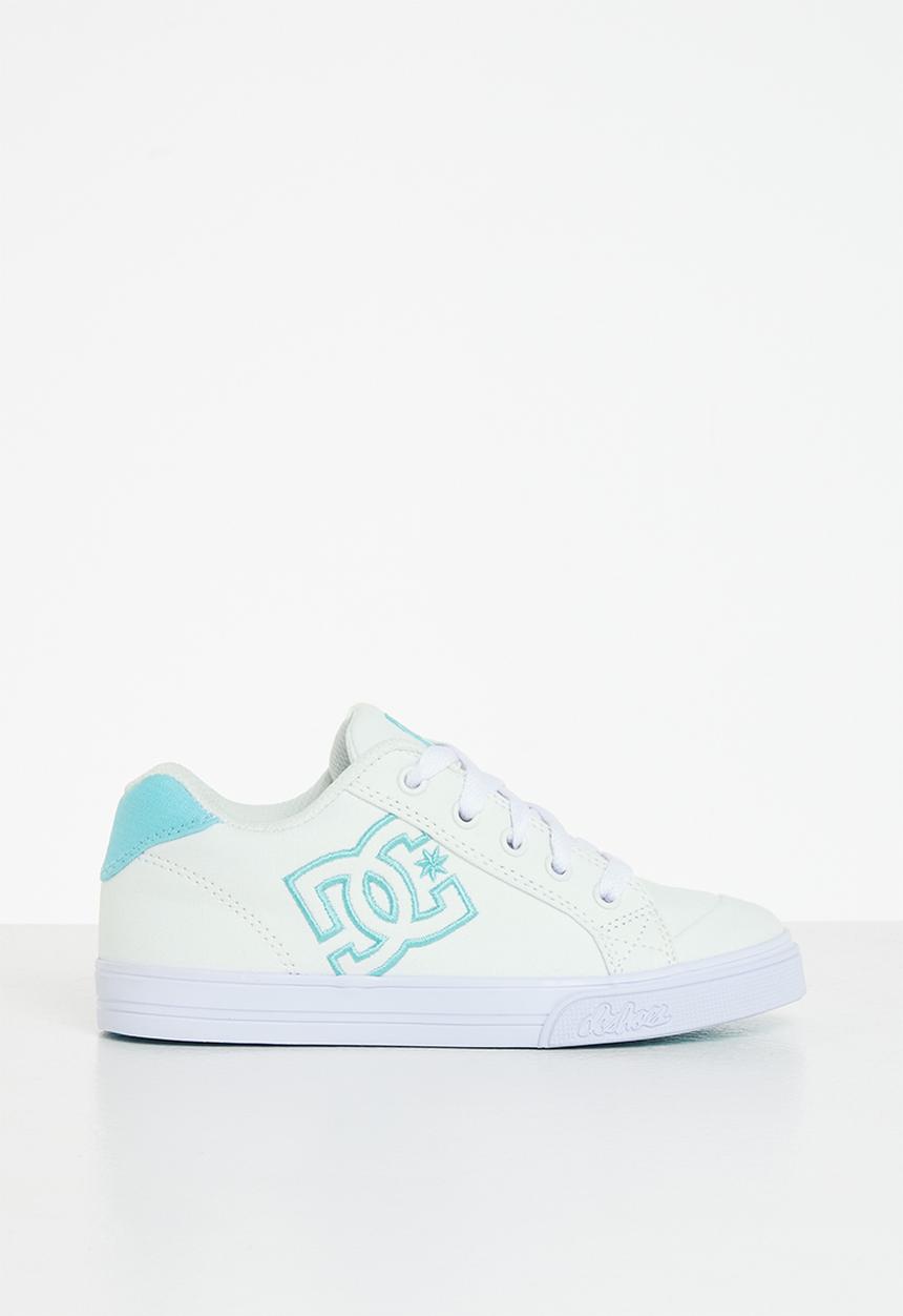 DC - Chelsea sneaker - white / mint julip