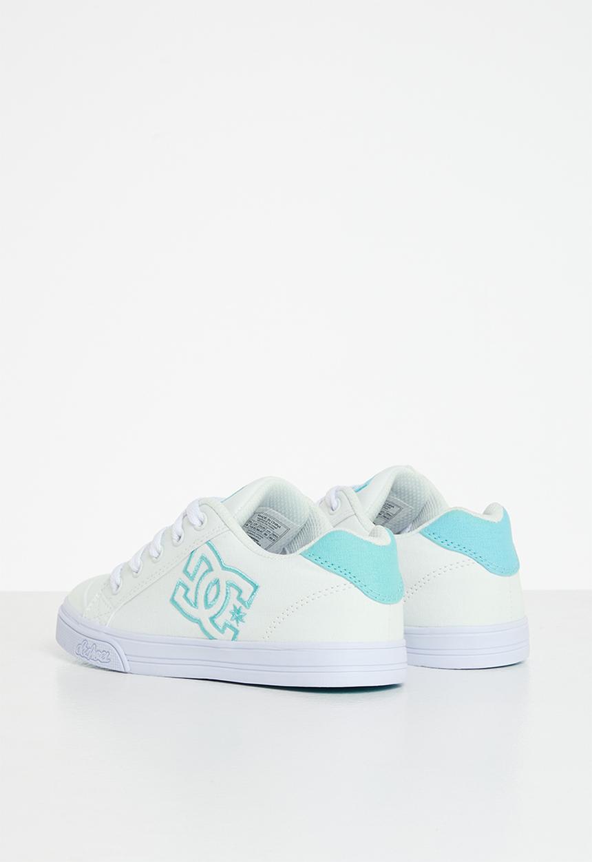DC - Chelsea sneaker - white / mint julip