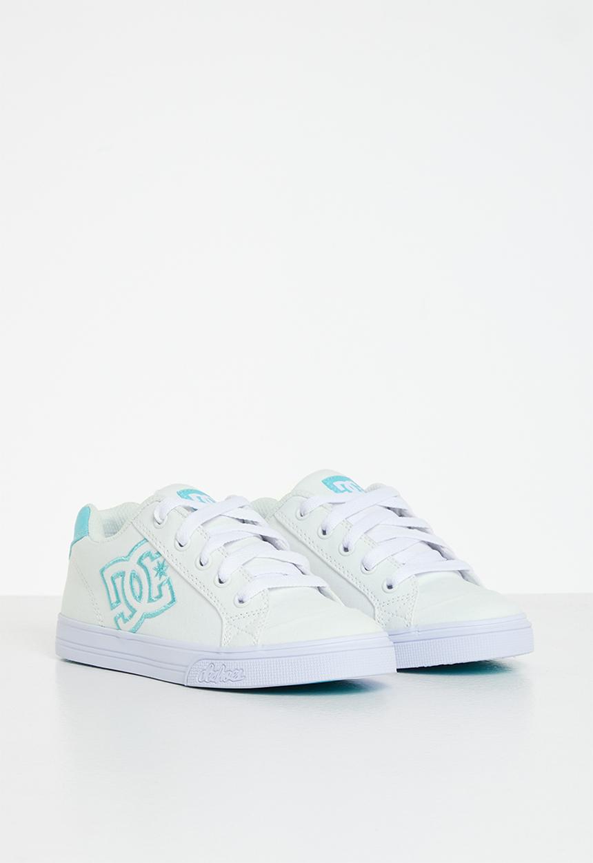 DC - Chelsea sneaker - white / mint julip