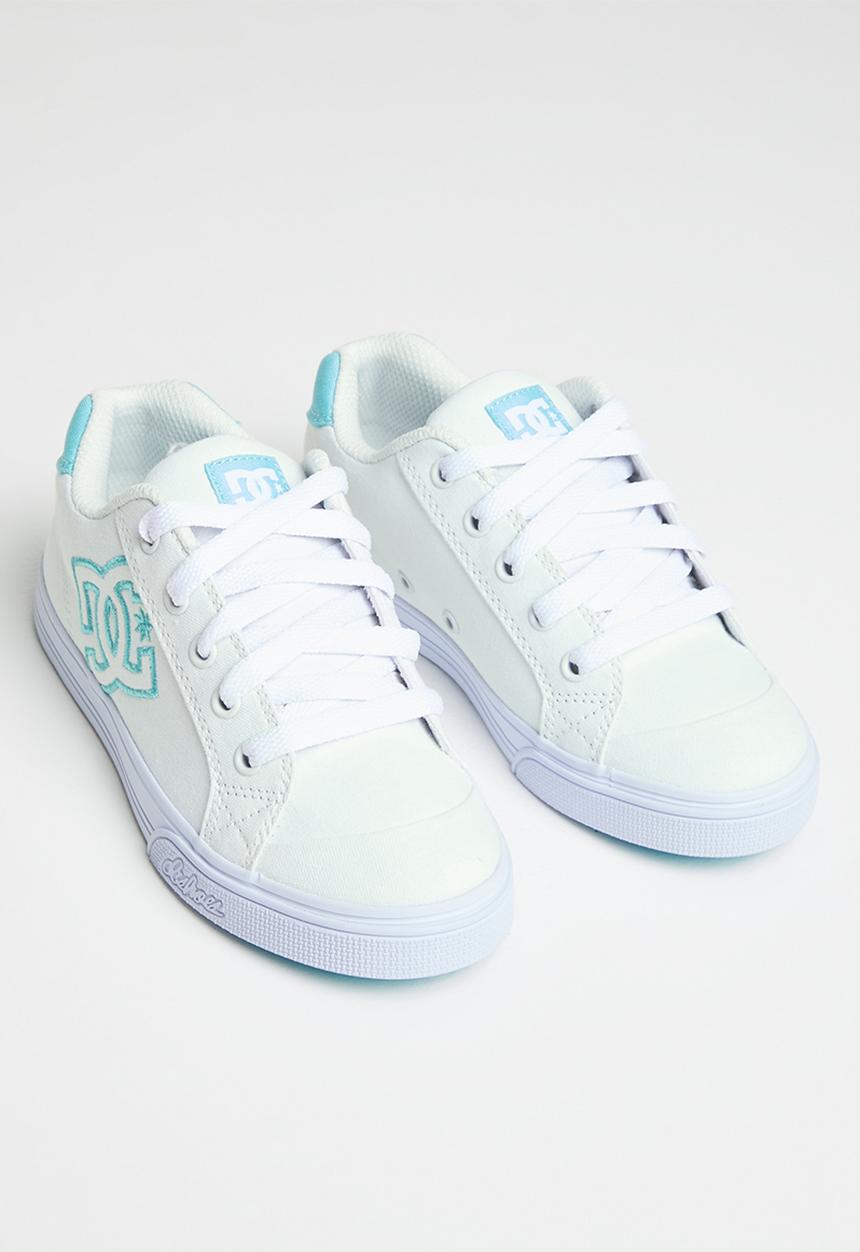 DC - Chelsea sneaker - white / mint julip