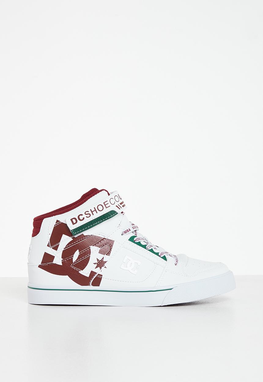 DC - Pure high-top se ev sn - white / chili pepper
