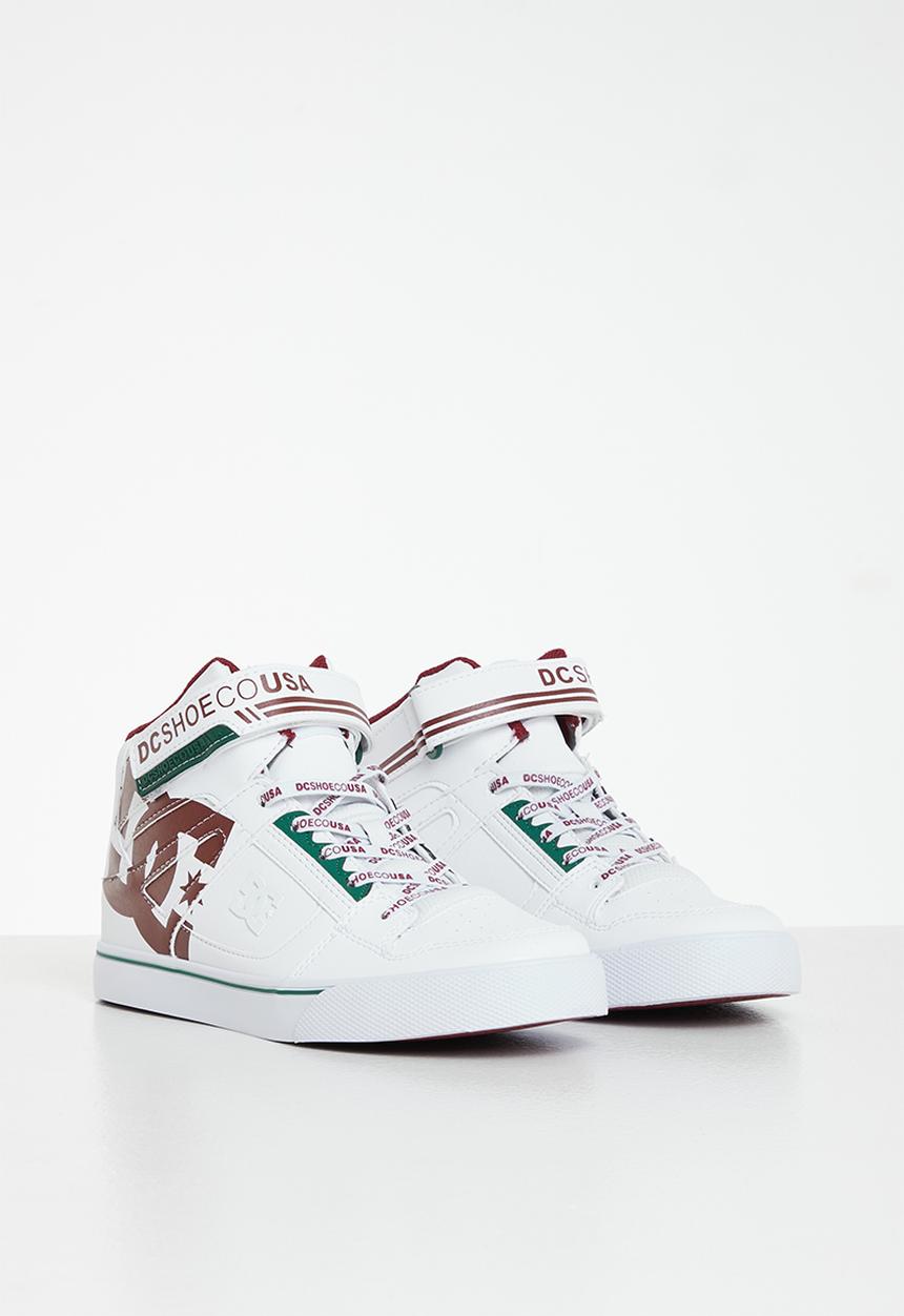 DC - Pure high-top se ev sn - white / chili pepper