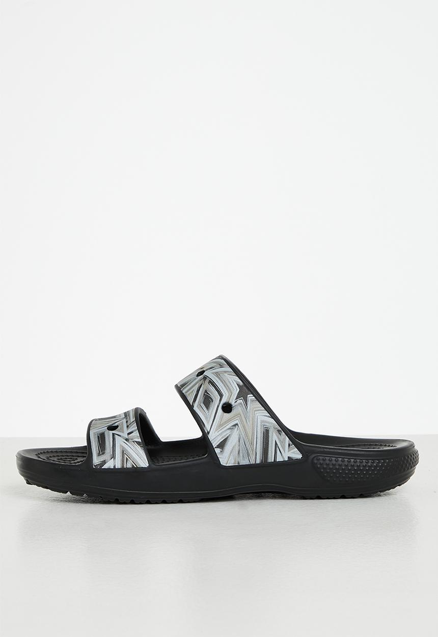 Crocs - Classic crocs disco sandal - black / multi