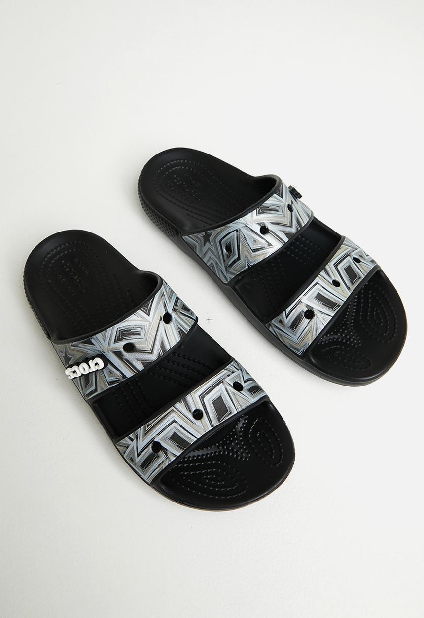 Crocs - Classic crocs disco sandal - black / multi