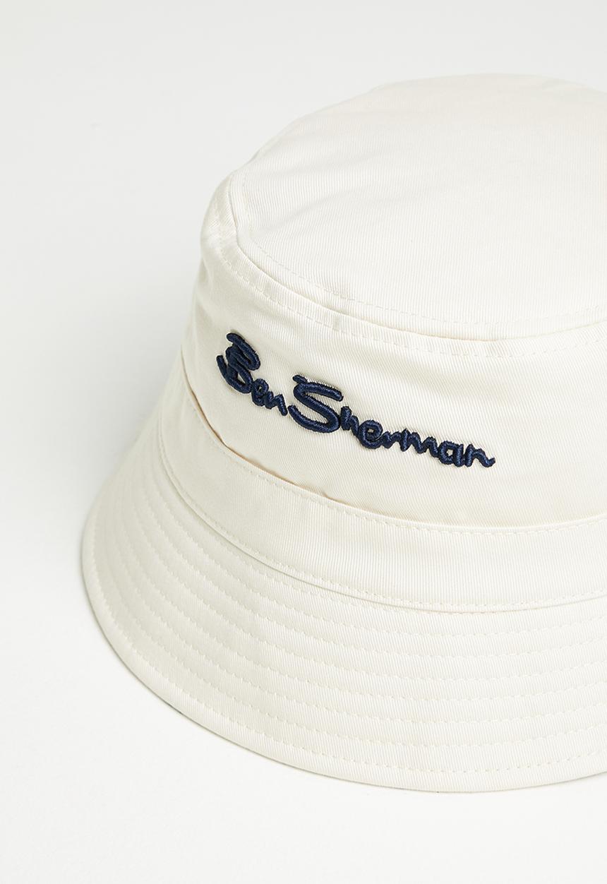 Ben Sherman - Deepy bucket hat - off white