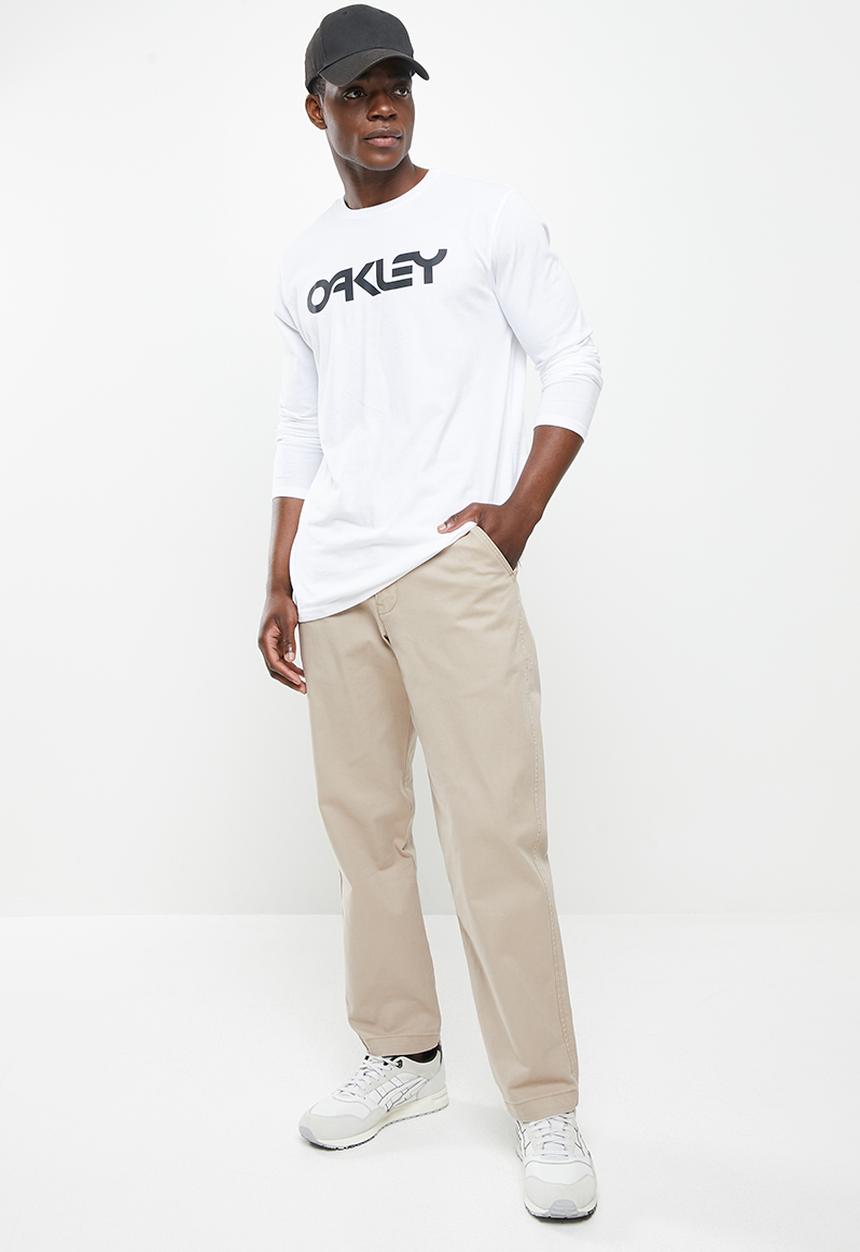 Oakley - Mark ii l/s tee 2.0 - white & black