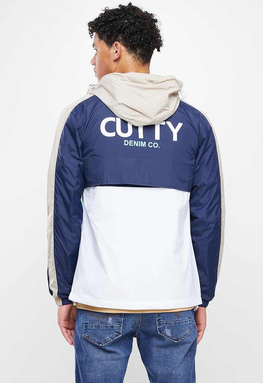 Cutty - Retro cut & sew jacket - stone