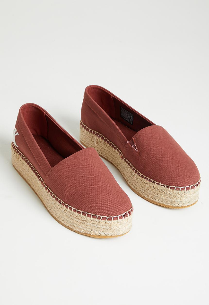 Calvin Klein - Flatform espadrille - terracotta tile