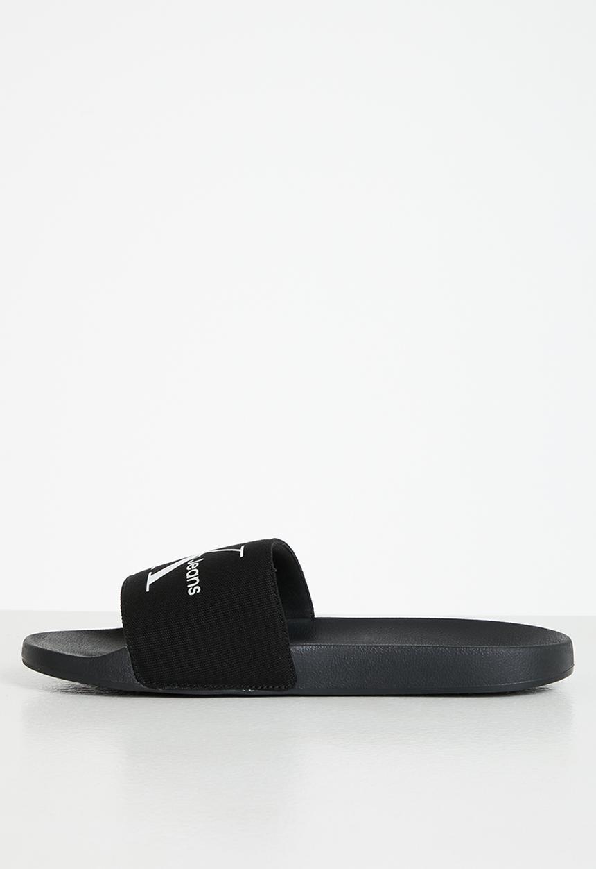 Calvin Klein - Slide monogram co - black