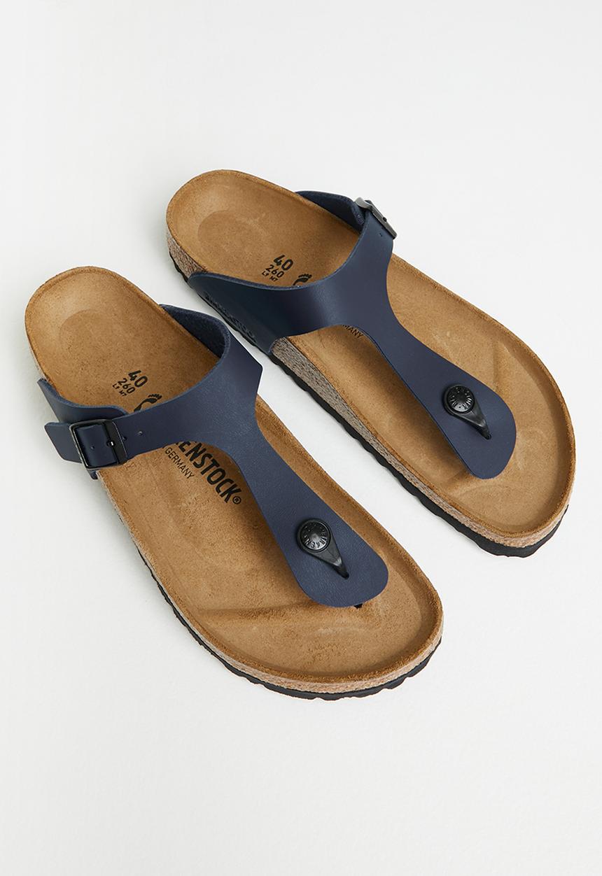 Birkenstock - Gizeh birko-flor narrow - blue