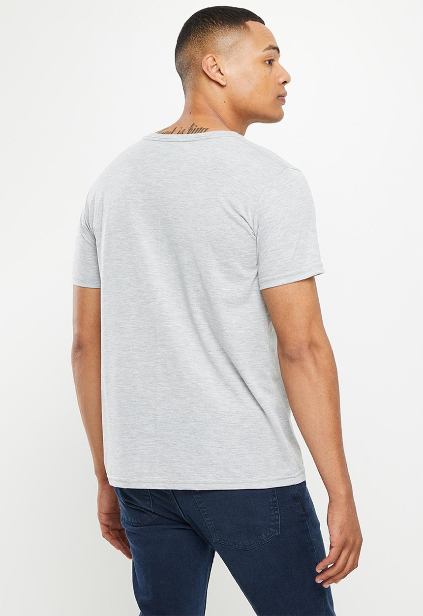 Holmes Bro's - Marine short sleeve tee - dirty grey melange