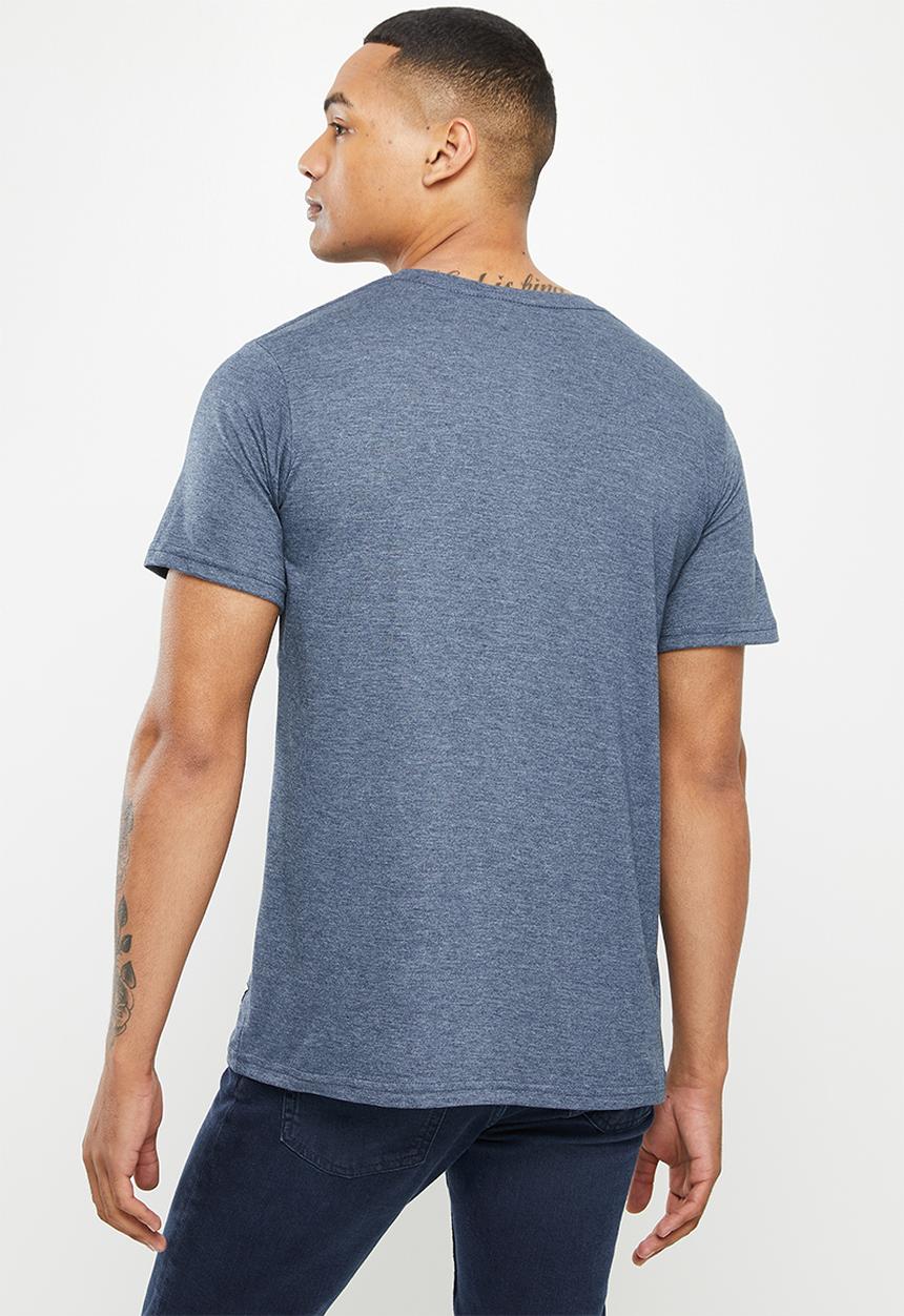 Holmes Bro's - Sunny skies short sleeve tee - pewter melange