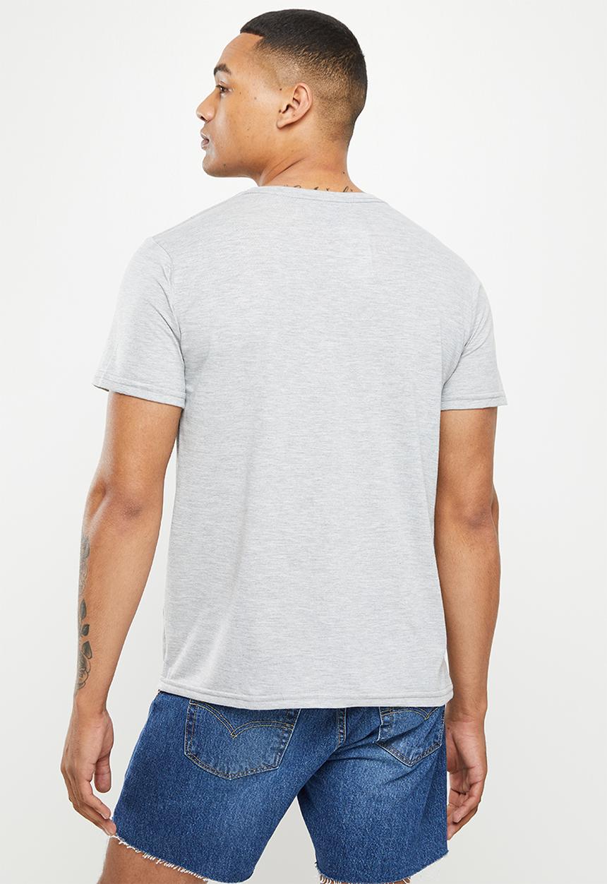 Holmes Bro's - Low rider short sleeve tee - dirty grey melange