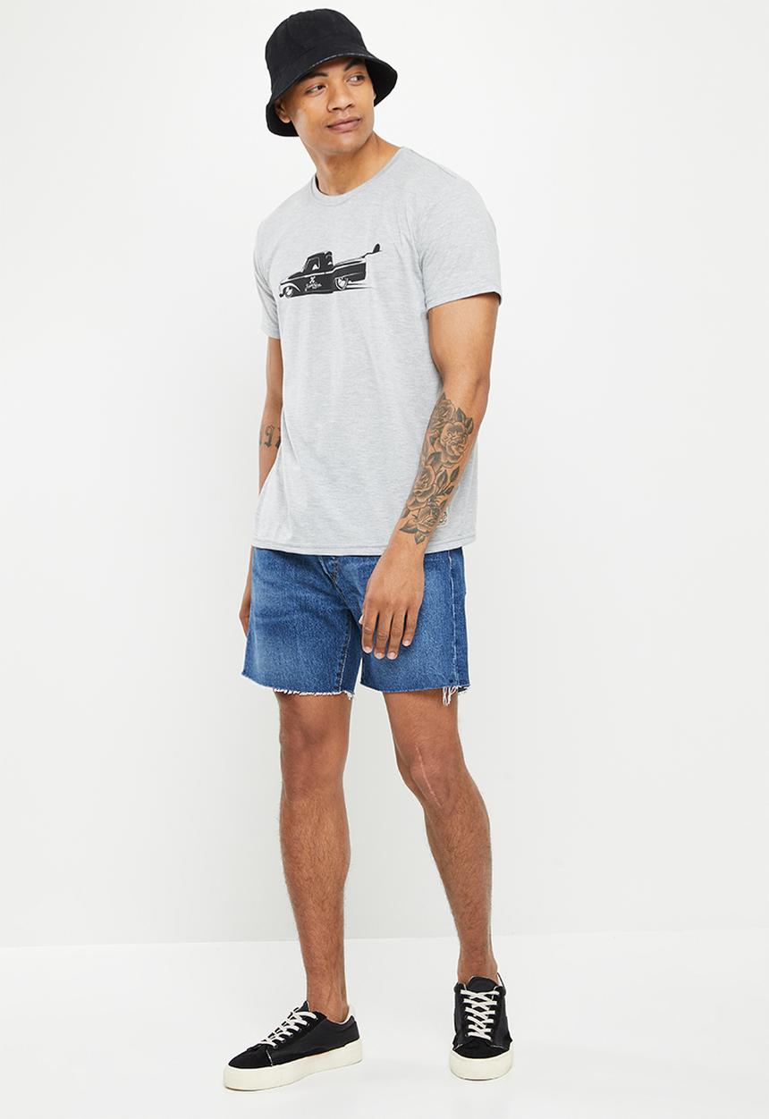Holmes Bro's - Low rider short sleeve tee - dirty grey melange