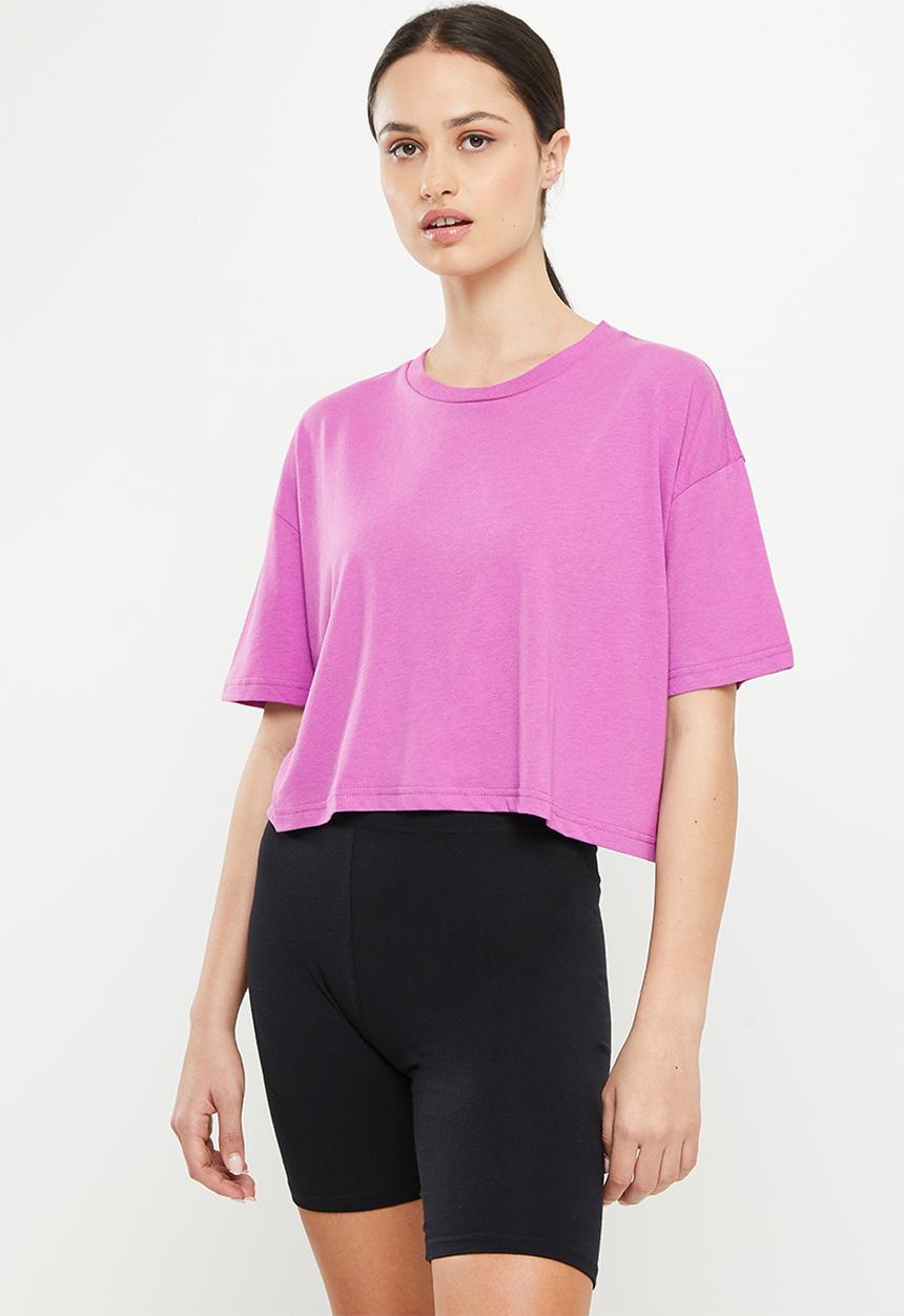 Cotton On - Relaxed active recycled T-shirt - dark magenta