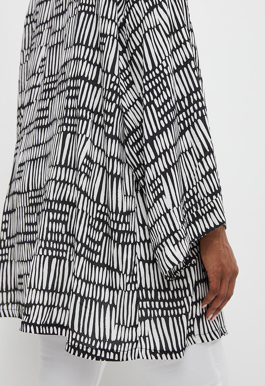 Superbalist - Midi shacket - abstract texture