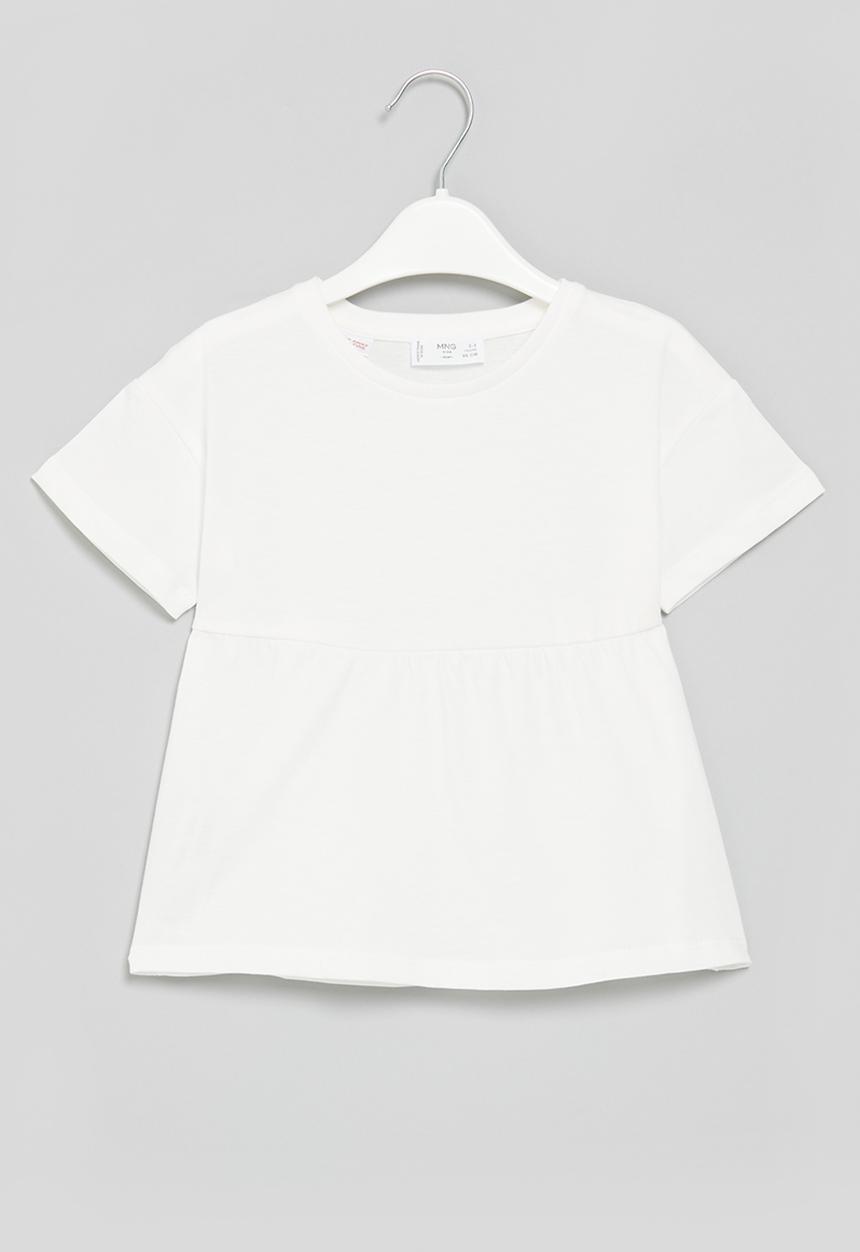 MANGO - T-shirt isa - white